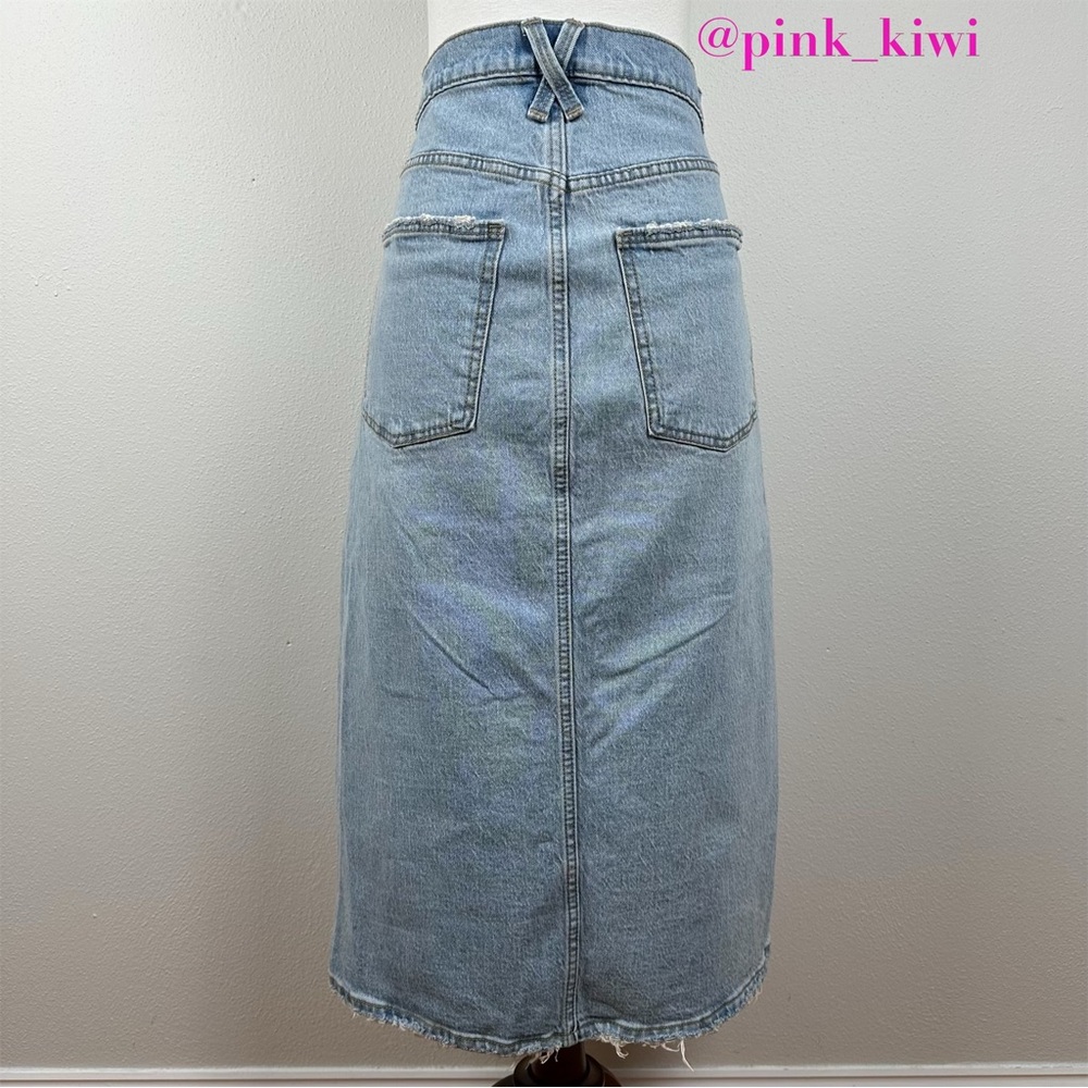 Universal Thread High Rise Denim Midi Skirt - Picture 8 of 15